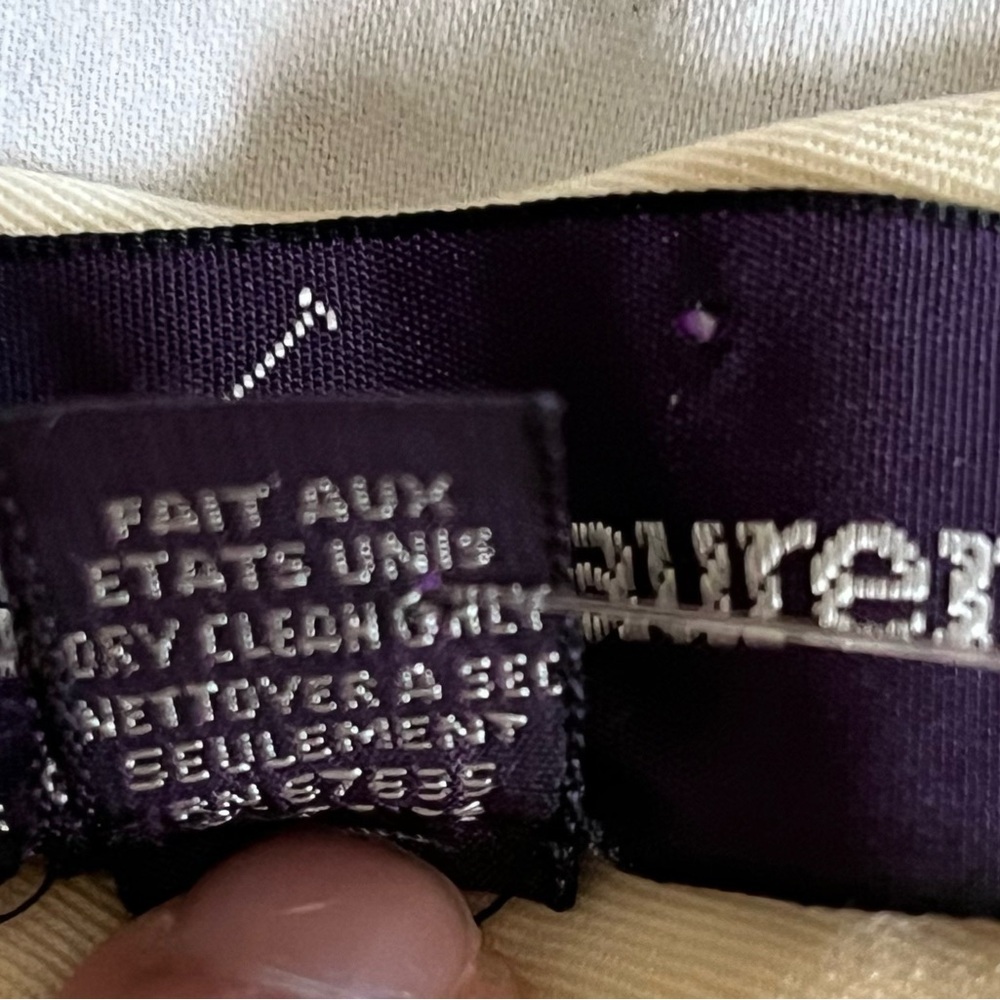 VTG Ralph Lauren Purple Label Classic Ivory Lined Wool Short Pencil Skirt Sz 10 - Picture 9 of 15